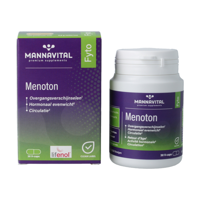 Mannavital Menoton 30 cápsulas vegetales