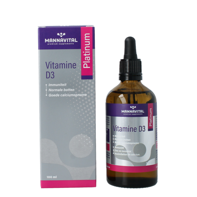 Mannavital Vitamine D3 Platinum 100 ml