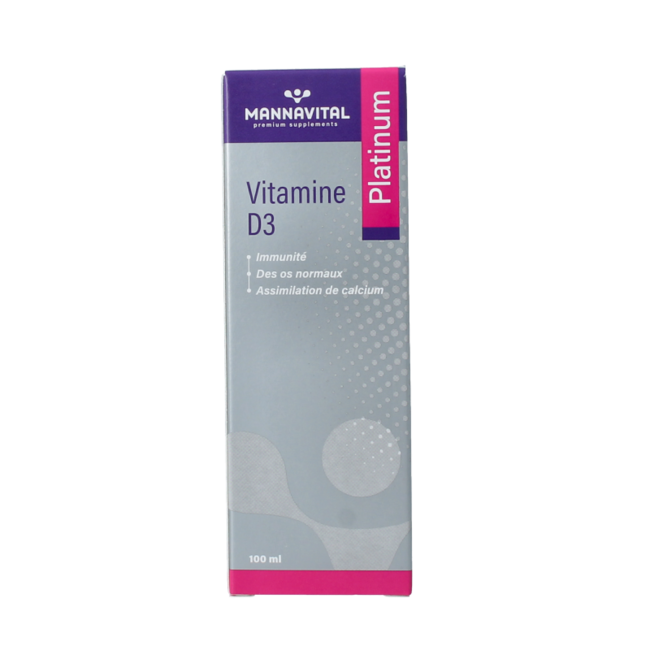 Mannavital Vitamina D3 platinum 100 mililitros