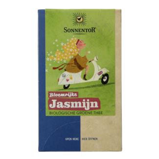Sonnentor Sonnentor Té verde con jazmín bio 18 bolsitas