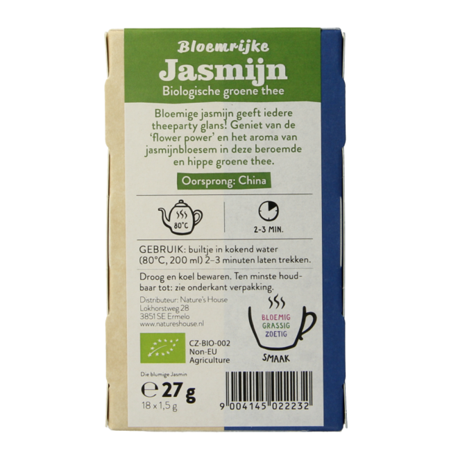 Sonnentor Jasmin Grüner Tee Bio 18 Beutel