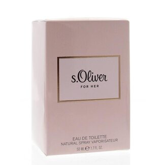 S Oliver For her eau de toilette spray 50 Milliliter