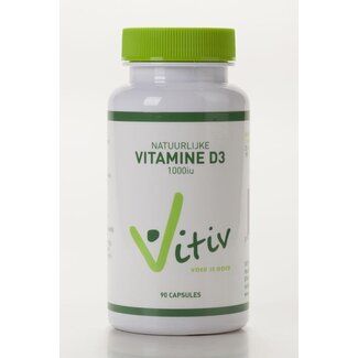 Vitiv Vitiv Vitamina D3 1000IU 180 Cápsulas