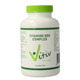 Vitiv Vitiv Vitamin B50 Complex 100 Tablets