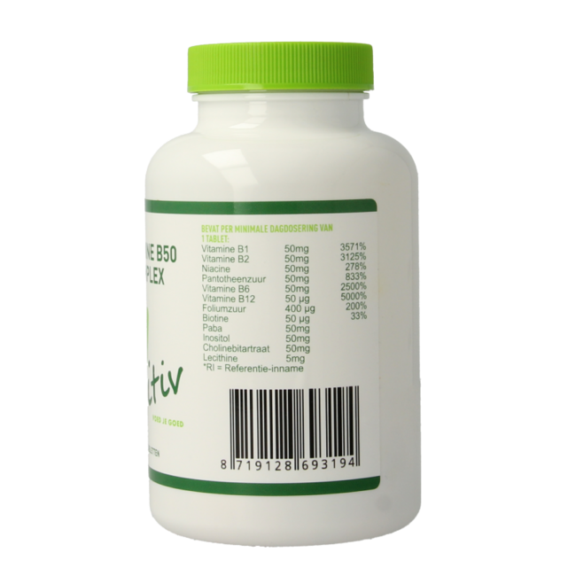 Vitiv Vitamine B50 complex 100 comprimidos