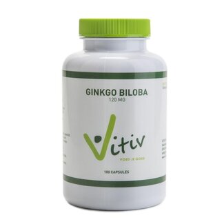 Vitiv Vitiv Ginkgo biloba 100 Kapsułek
