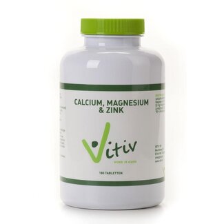 Vitiv Vitiv Calcium, Magnesium & Zinc 180 Tablets