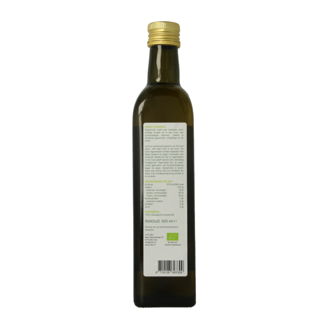 Aceite de sésamo bio 500 Mililitros