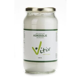 Vitiv Geruchloses Bio-Kokosöl 500 Milliliter
