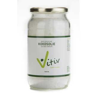 Vitiv Aceite de coco virgen extra ecológico 500 Mililitros