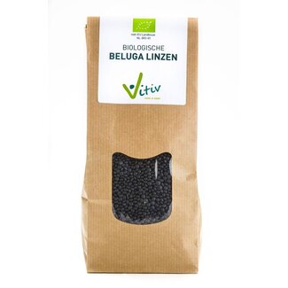 Vitiv Vitiv Beluga linzen bio 500 Gram