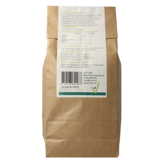 Moras bio 1 Kilogramo