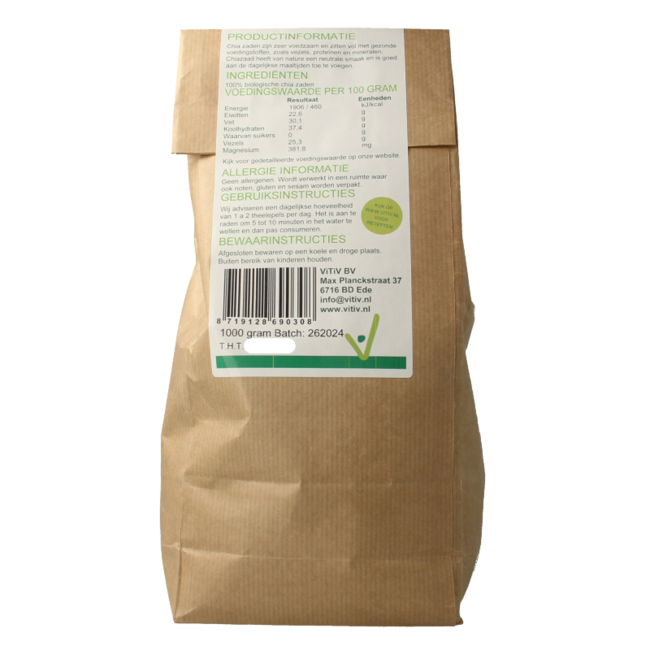 Semi di Chia Biologici 1 Chilogrammo