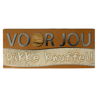 Voor Jou! Dla Ciebie! Tabliczka życzeń czekolada mleczna uścisk 70 Gram