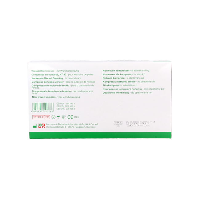 Vliwasoft Vlieskompres 5 x 5cm 4-laags 75 x 2 stuks 150 Stuks