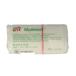 Mollelast Mollelast Elastic Hydrophilic Bandage 4m x 8cm 1 Piece