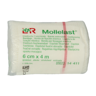 Mollelast Venda elástica hidrófila Mollelast 4 m x 6 cm 1 unidad