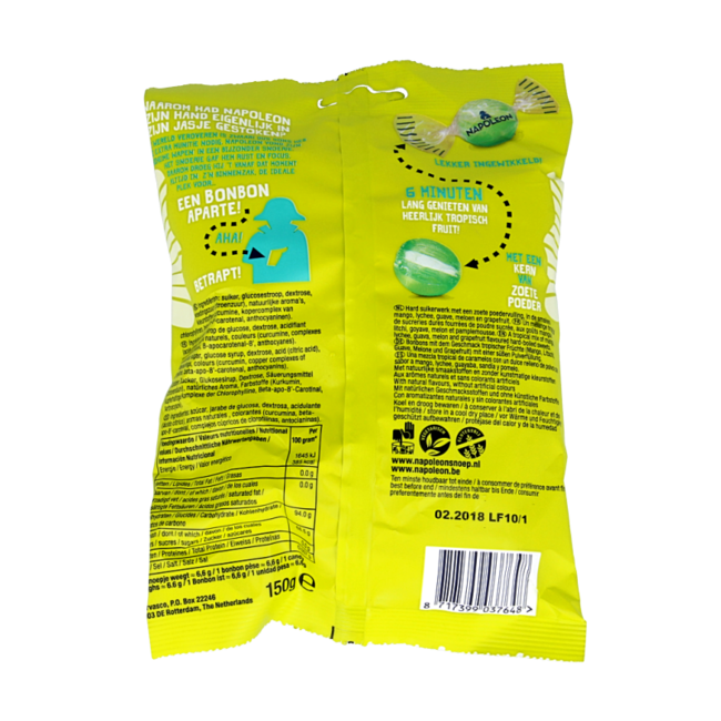Napoleon Tropische vruchten kogels 150 Gram