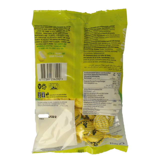 Napoleon Caramelos de limón 150 Gramos