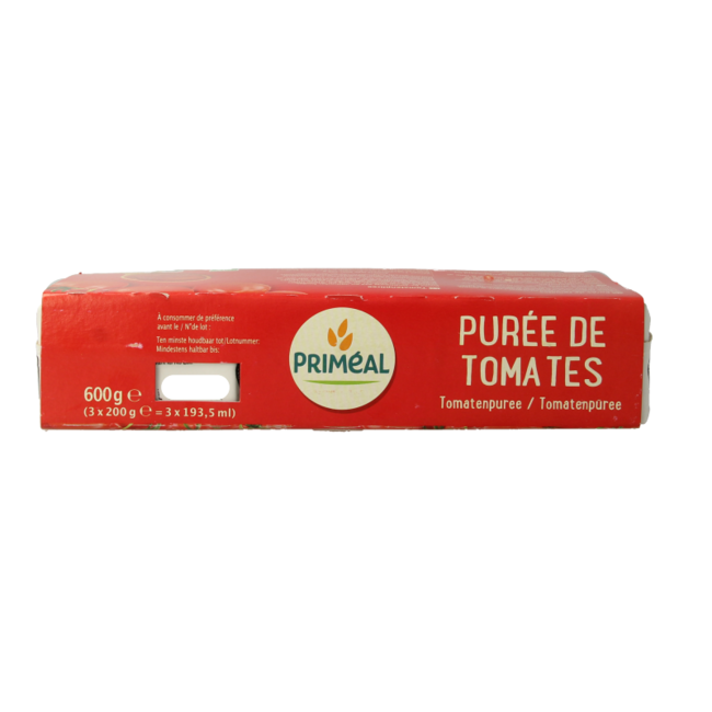 Puré de tomate passata 200 gramos bio 3 unidades