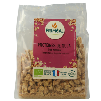 Primeal Primeal Protéines de soja gros morceaux bio 150 grammes