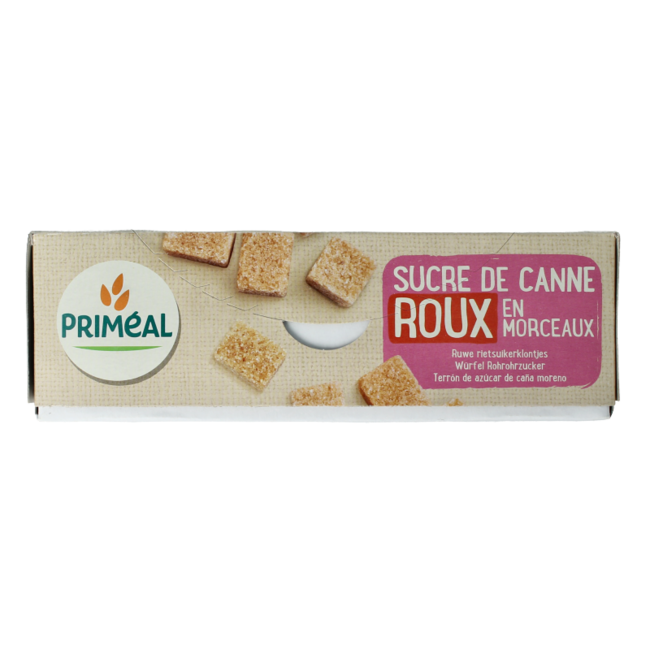 Primeal Organic brown cane sugar cubes 1 Kilogram