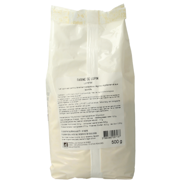 Lupinemeel bio 500 Gram