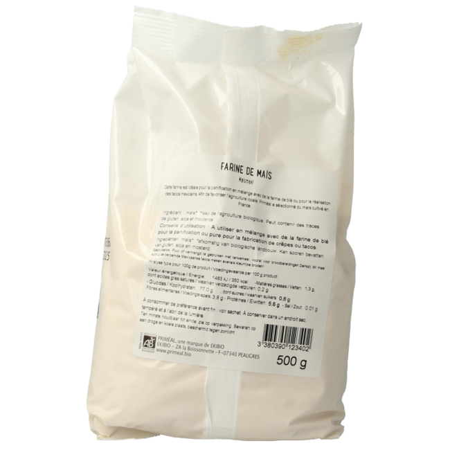 Primeal Organic Corn Flour 500 Gram