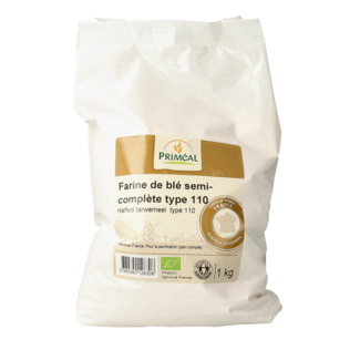 Primeal Primeal Halbvollkorn-Weizenmehl Borsa 110 Bio 1 Kilogramm