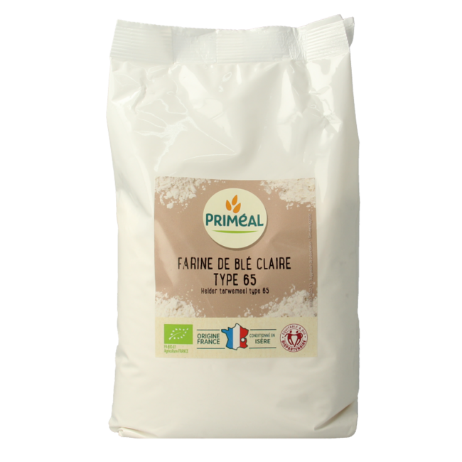 Primeal Harina de trigo clara borsa tipo 65 bio 1 Kilogramo