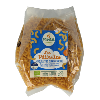 Primeal Primeal Cornucopias de trigo, quinoa y zanahoria bio 250 gramos