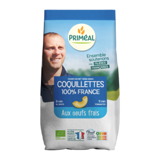 Primeal Primeal Makkaroni mit frischen Eiern, Bio, 500 Gramm