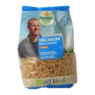 Primeal Macarrones integrales bio 500 gramos