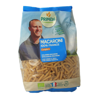 Primeal Wholewheat macaroni organic 500 Gram