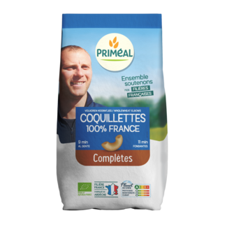 Primeal Primeal Vollkorn-Makkaroni Hörnchen Bio 500 Gramm