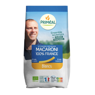 Primeal Primeal Macarrones blancos bio 500 gramos