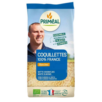 Primeal Primeal Coquillettes blanches bio 500 g