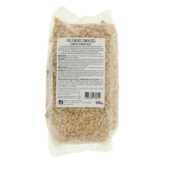 Primeal Pois chiches concassés bio 500 g