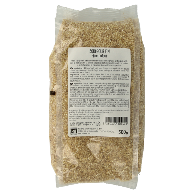 Primeal Bulgur fein bio 500 Gramm