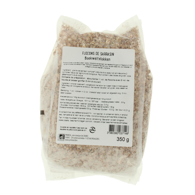 Primeal Boekweitvlokken bio 350 Gram