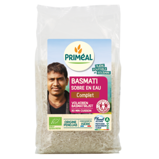 Primeal Primeal Ryż Basmati Pełnoziarnisty Bio 500 Gramów