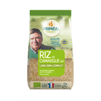 Primeal Riz long demi-complet de Camargue bio Priméal 1 kg