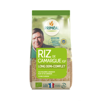 Primeal Primeal Arroz integral de grano largo Camarga bio 500 gramos