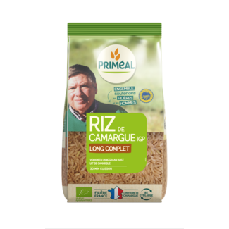 Primeal Riso Integrale a Grano Lungo Camargue Bio Primeal 1 Chilogrammo