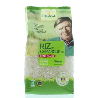 Primeal Primeal Witte ronde rijst camargue bio 1 Kilogram