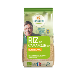 Primeal Riso bianco tondo Camargue bio 500 Grammi
