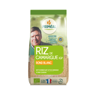 Primeal Witte ronde rijst camargue bio 500 Gram