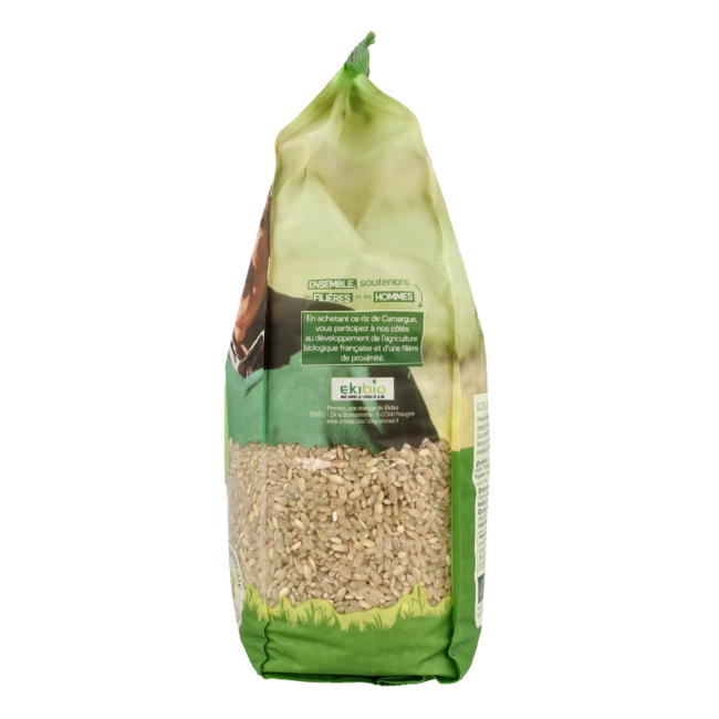 Arroz redondo integral de la Camarga bio 1 Kilogramo