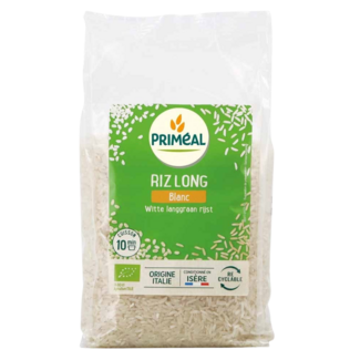 Primeal Riso Bianco a Grano Lungo Biologico Primeal 1 Chilogrammo