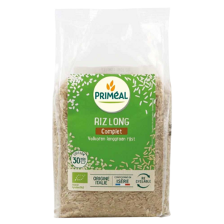 Primeal Organic whole grain long grain rice 1 Kilogram